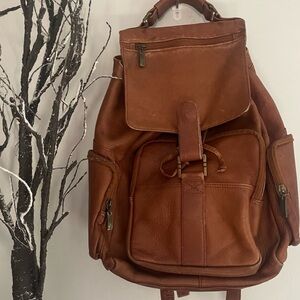 Vintage Wilson Leather Backpack 90s core grunge fashion